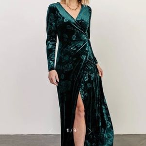 Embossed, Velvet maxi